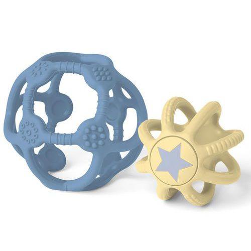 Illustration de : Lot 2 balles sensorielles silicone - Little L