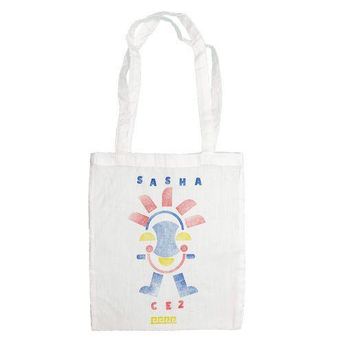 Illustration de : Sac shopping enfant en coton naturel 29 x 24 cm
