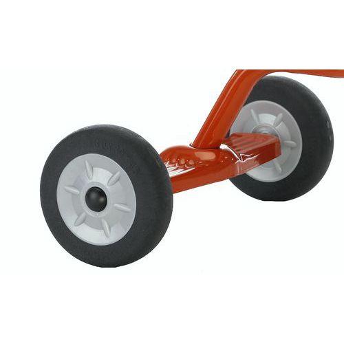 Illustration de : Tricycle à plateforme selle à poignée 33cm - Italtrike