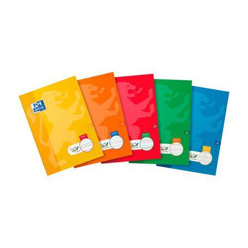 Illustration de : Cahier pour DYS agrafé A4 48 pages - Oxford