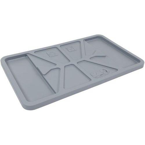 Illustration de : Couvercle pour caisse-palette 280 à 550 L - Manutan Expert