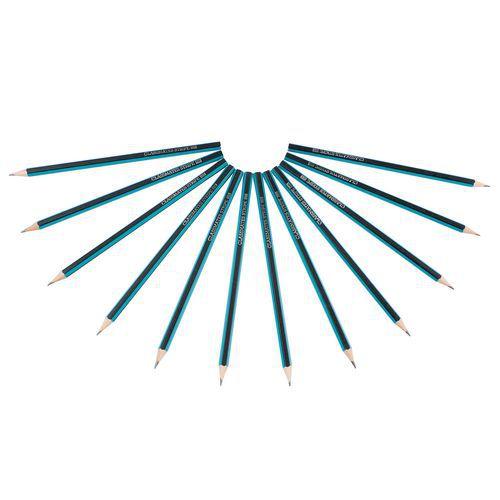 Illustration de : Crayon de papier HB à rayures - Classmates