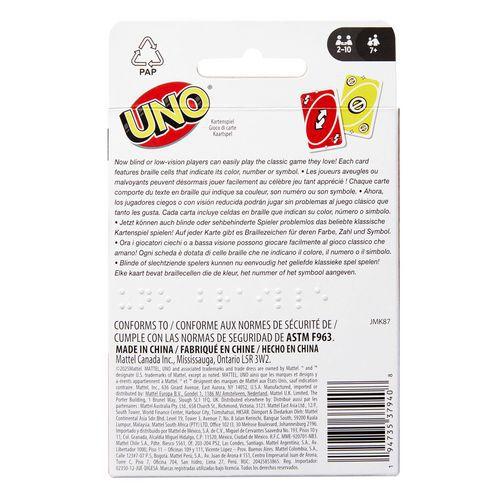Illustration de : Uno braille - Mattel