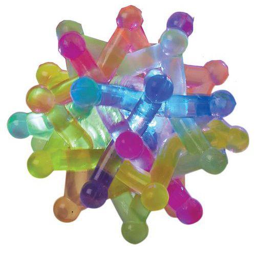 Illustration de : Balle sensorielle lumineuse - 6 pièces - LDA