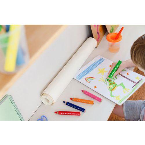 Illustration de : Etui 10 crayons de couleurs triangulaires 3 en 1 Ø 14.8mm - Bic