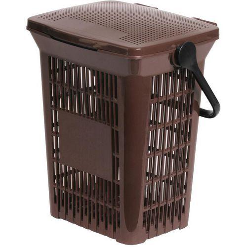 Illustration de : Poubelle Umimax ventilé porte-sac à ordures 10 L_Vepabins