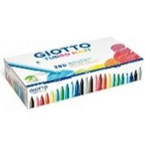 Illustration de : Boite 288 feutres pointe extra large turbo maxi - Giotto