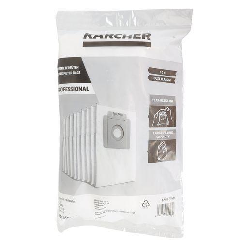 Illustration de : Sac à poussière pour aspirateur Kärcher T 7/1 et T 10/1 - Lot de 10