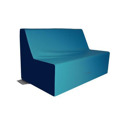 Illustration de : Banquette 2 places assise 28 cm