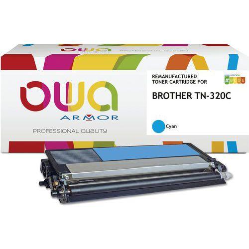Illustration de : Toner remanufacturé BROTHER TN-320C - OWA