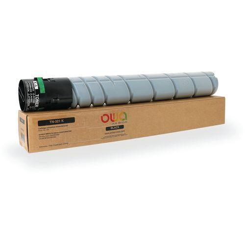 Illustration de : Toner remanufacturé KONICA MINOLTA TN-321K - OWA