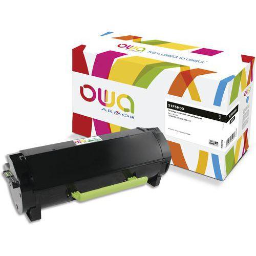 Illustration de : Toner remanufacturé LEXMARK 51F5H00 - OWA