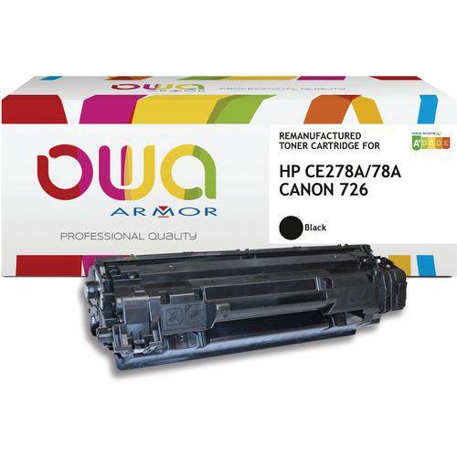 Illustration de : Toner remanufacturé OLYMPIA 0726 - HP CE278A Jumbo - OWA