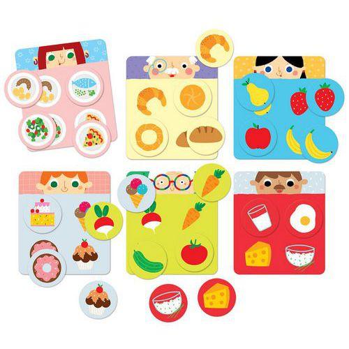 Illustration de : Bingo aliments - Banana Panda