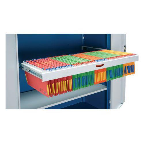 Illustration de : Chassis télescopique pour armoire à rideaux Orel - Manutan Expert