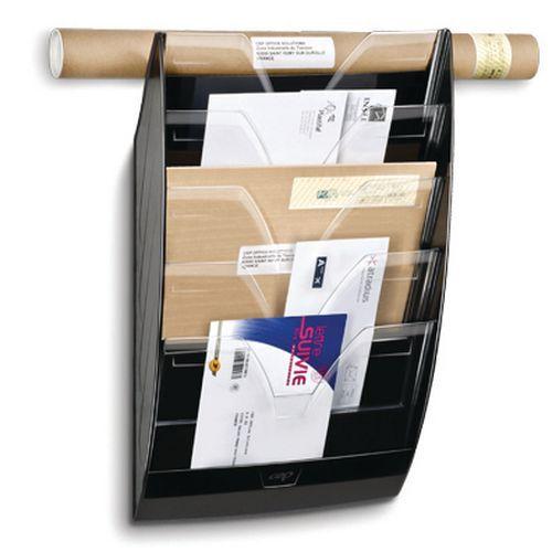 Illustration de : Trieur mural - 5 compartiments - CEP