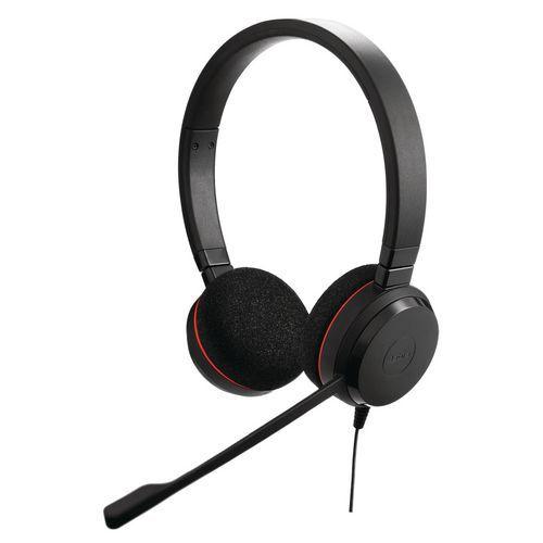 Illustration de : Micro-casque Jabra Evolve - 20 UC Duo