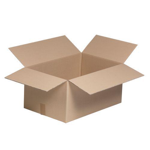Illustration de : Caisse carton Éco - Simple cannelure - Petite cannelure