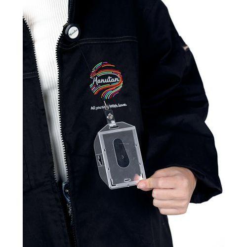 Illustration de : Porte-badge de sécurité 1 carte - Manutan Expert