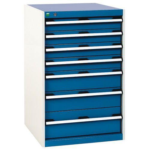 Illustration de : Armoire d'atelier à tiroirs Bott SL-66 - Hauteur 100 cm