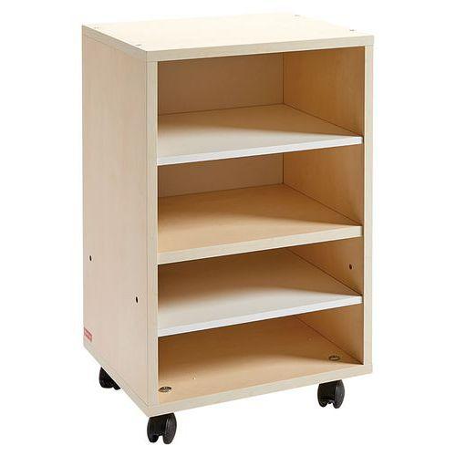 Illustration de : Meuble à roulettes 1 Colonne 65 cm - Nathan