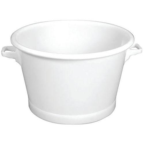 Illustration de : Baquet rond fond renforcé - 75 L - Gilac