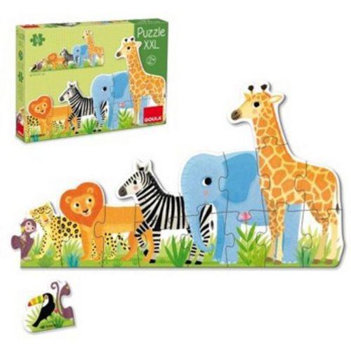 Illustration de : Puzzle XXL jungle - Goula