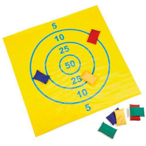 Illustration de : Cible au sol + 8 sacs à grains