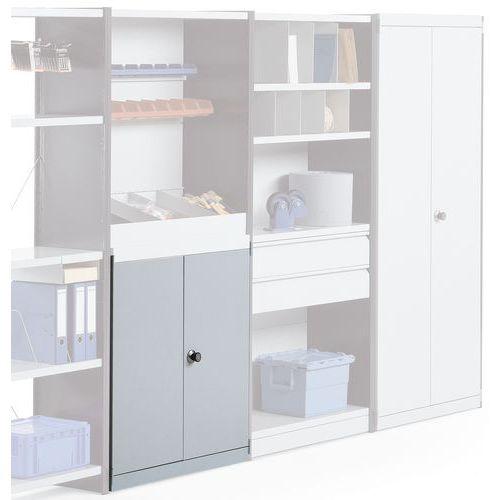 Illustration de : Porte battante pour rayonnage Multi-Fix - Manorga