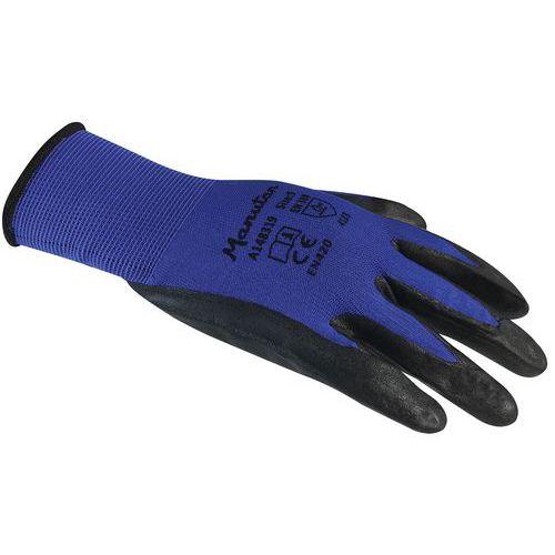 Illustration de : Gants de manutention nylon enduction nitrile - Manutan Expert