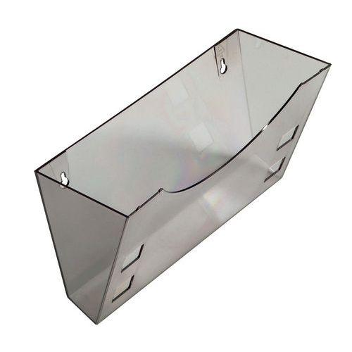 Illustration de : Support mural pour porte-brochures Helit