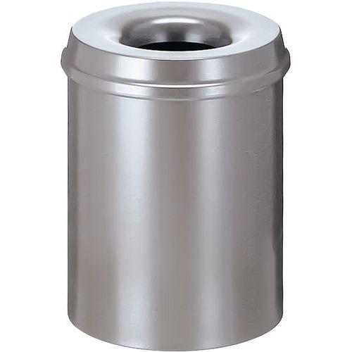 Illustration de : Poubelle à papier anti-feu - 15 L