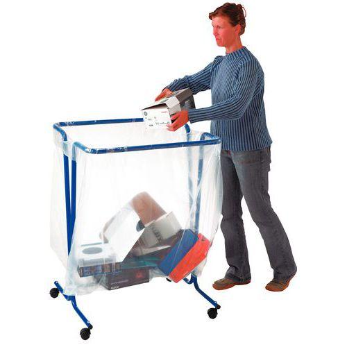 Illustration de : Support sac-poubelle grand volume - 600 L