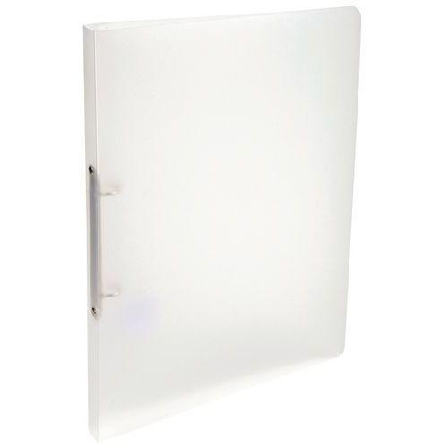 Illustration de : Classeur 2 anneaux 15 mm polypropylène chromaline A4