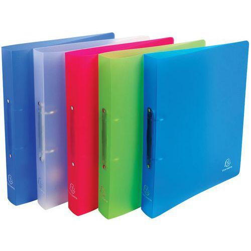 Illustration de : Classeur 2 anneaux 30 mm polypropylène chromaline A4 maxi