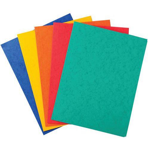 Illustration de : Chemise simple sans élastique avec 3 rabats 400gm² A4