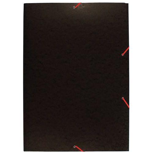 Illustration de : Chemise à élastique 3 rabats carte lustrée 600gm² - a2