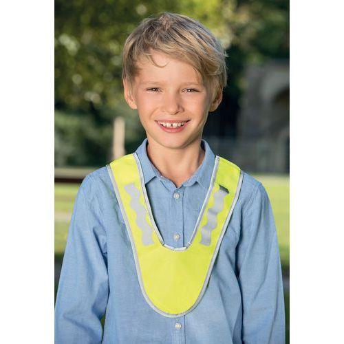 Illustration de : Tour de cou réflecteur en V