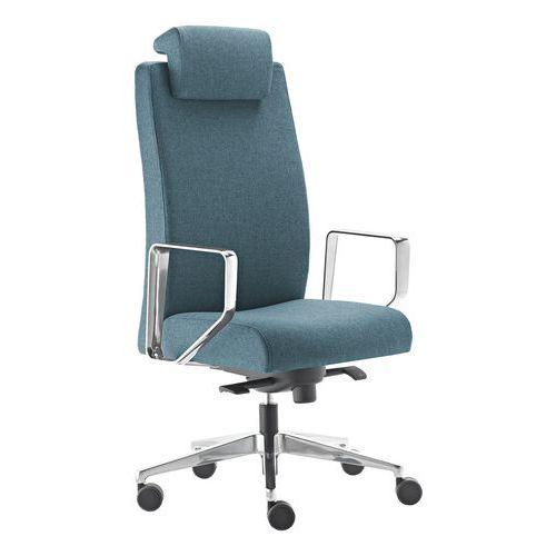 Illustration de : Fauteuil Bost têtière pied et accoudoir alu tissu Sokoa