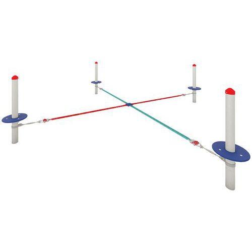 Illustration de : Le Slackline croisé Huck