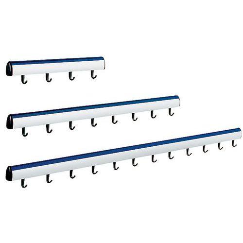 Illustration de : Portemanteau mural Allure, modèle 1 - Bleu - Gardelux