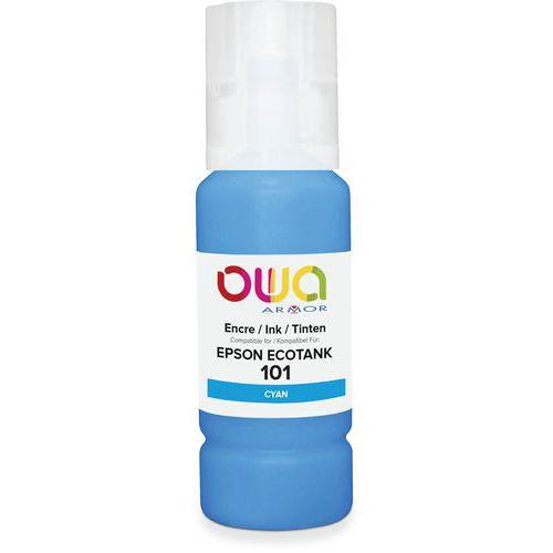 Illustration de : Bouteille d'encre compatible Epson 101 - Owa