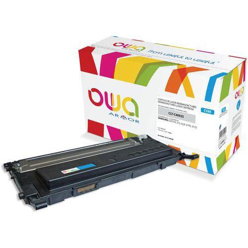 Illustration de : Toner remanufacturé Samsung CLT-C4092S/ELS - Cyan - Owa