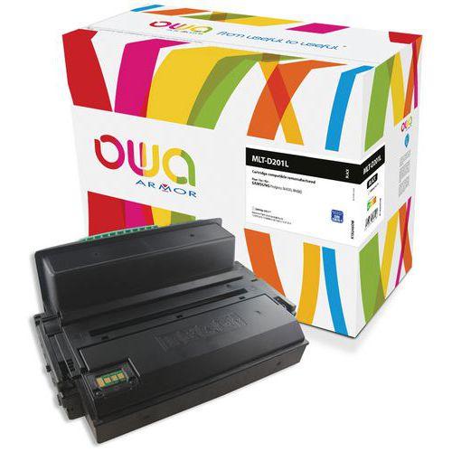 Illustration de : Toner remanufacturé Samsung MLT-D 201 L/ELS - Noir - Owa