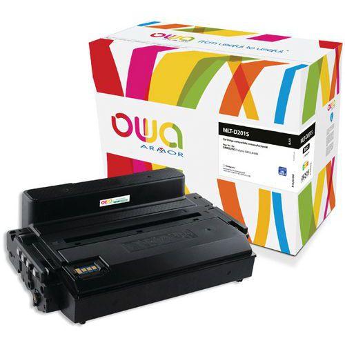 Illustration de : Toner remanufacturé Samsung MLT-D 201 S/ELS - Noir - Owa