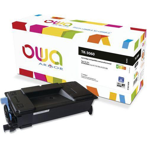 Illustration de : Toner remanufacturé Kyocera TK-3060 - Noir - Owa