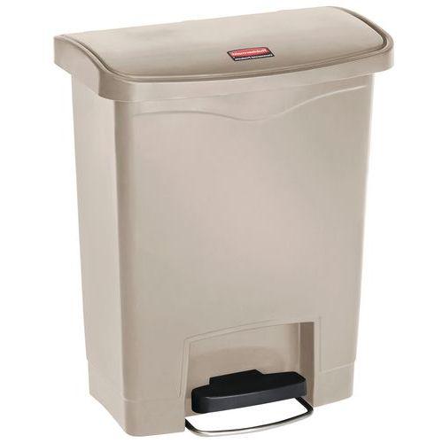 Illustration de : Collecteur Slim Jim Step On Front Step plastique 30 L_Rubbermaid