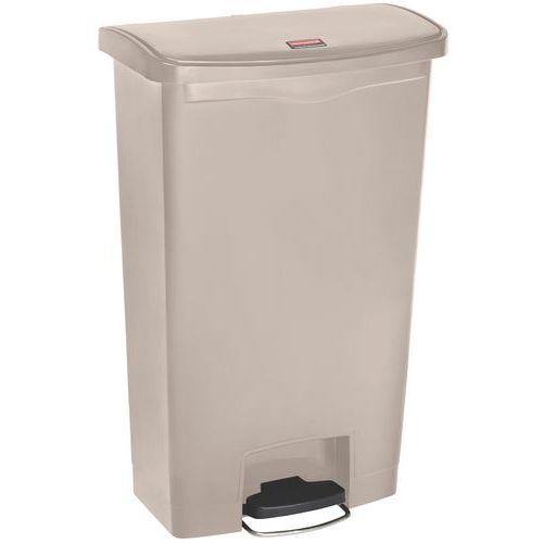 Illustration de : Collecteur Slim Jim Step On Front Step plastique 68 L_Rubbermaid