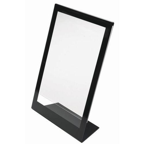 Illustration de : Présentoir A4 avec cadre noir