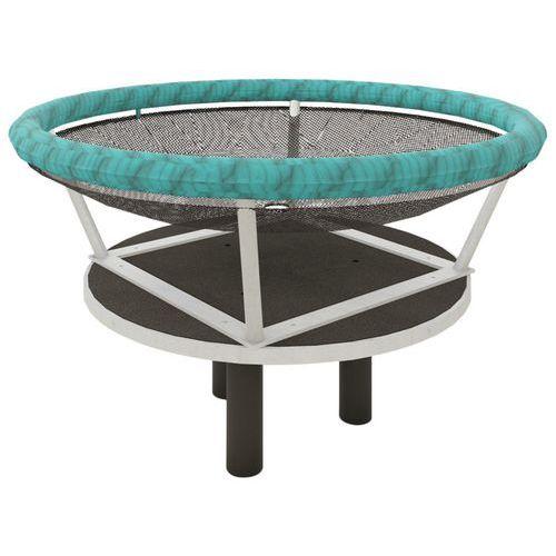 Illustration de : Le Nid d'oiseau sur ressorts à enfouir Huck